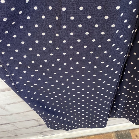 Love...Ady navy blue polka dot jumpsuit - Picture 5 of 8